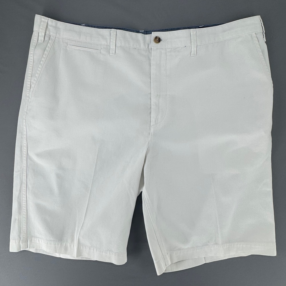 Polo Ralph Lauren Mens 44 White Classic Fit Chino Shorts Cotton Twill‎ Pony Logo
